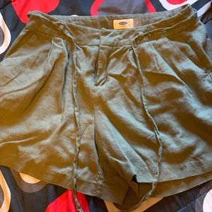 Forest green old navy high waisted shorts